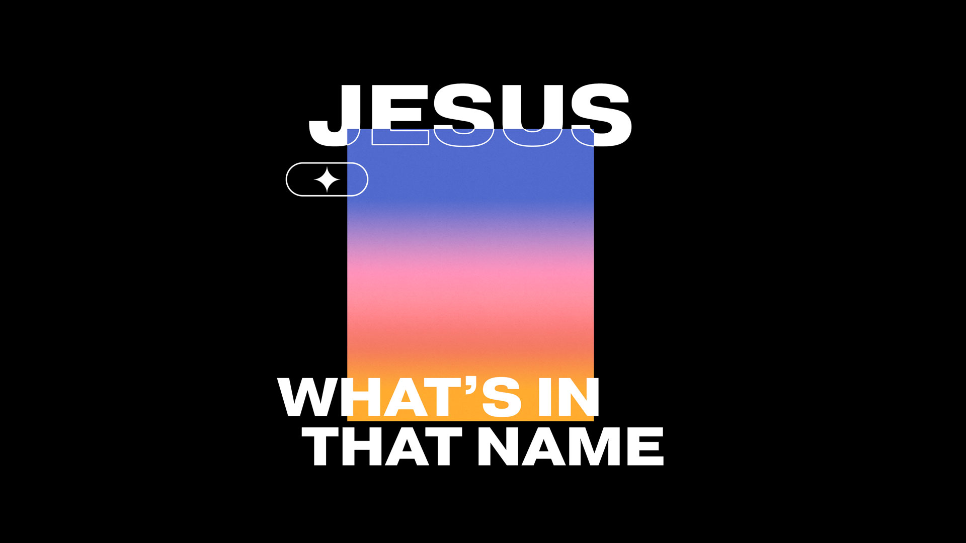 Jesus-What's in that Name?